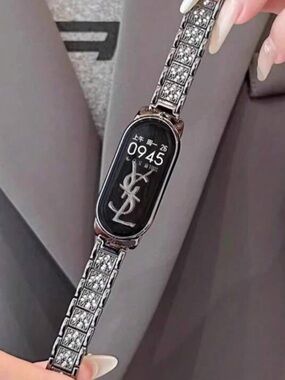 🎉🎉 3/30$ 🎉🎉Stainless Steel Smart BandStrap - Silver replacement